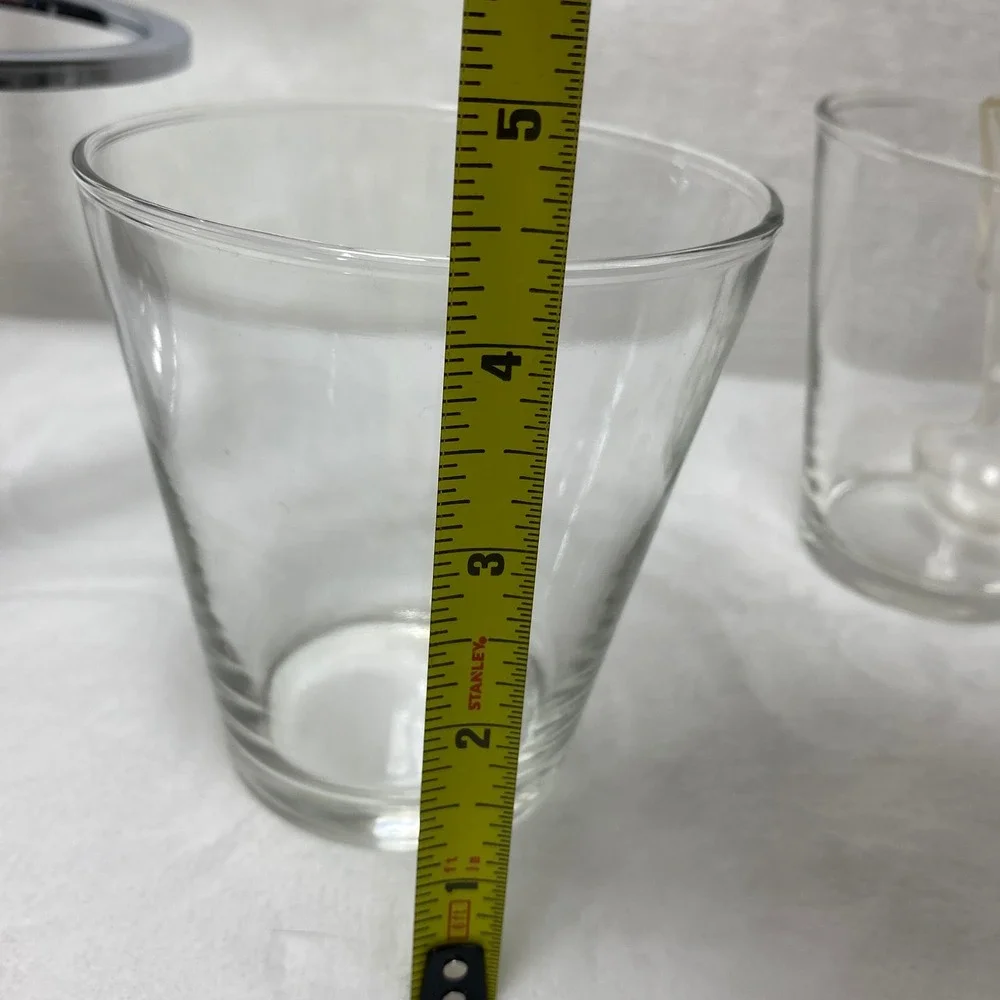 VTG LAZY SUSAN 3 Glass‎ Caddy Condiment Spinning Server Carousel With Spoons